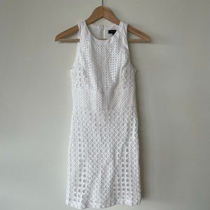 Banana Republic White Eyelet Dress